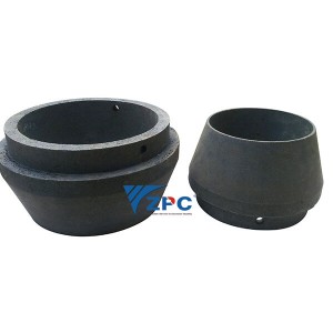 Super wear resistant RBSC (SiSiC) cone