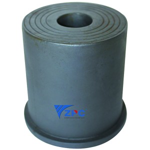 Reaction-bonded silicon carbide sandpit nozzle