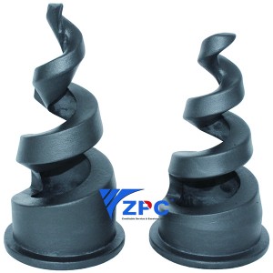 4 intshi Reaction Bonded Silicon Carbide Nozzle