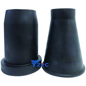 Corrosion thiab abrasion resistant ceramic cone raj