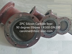 Umbhobho owenziwe ngeCeramic-iSilicon carbide efakwe umbhobho, ingqiniba, ikhowuni, ispigot