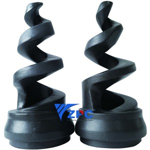 တုံ့ပြန်မှု Bonded Silicon Carbide Nozzle