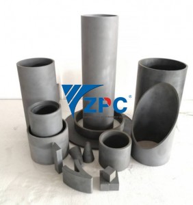 Wọ carbide silikoni sooro ati paipu seramiki alumina